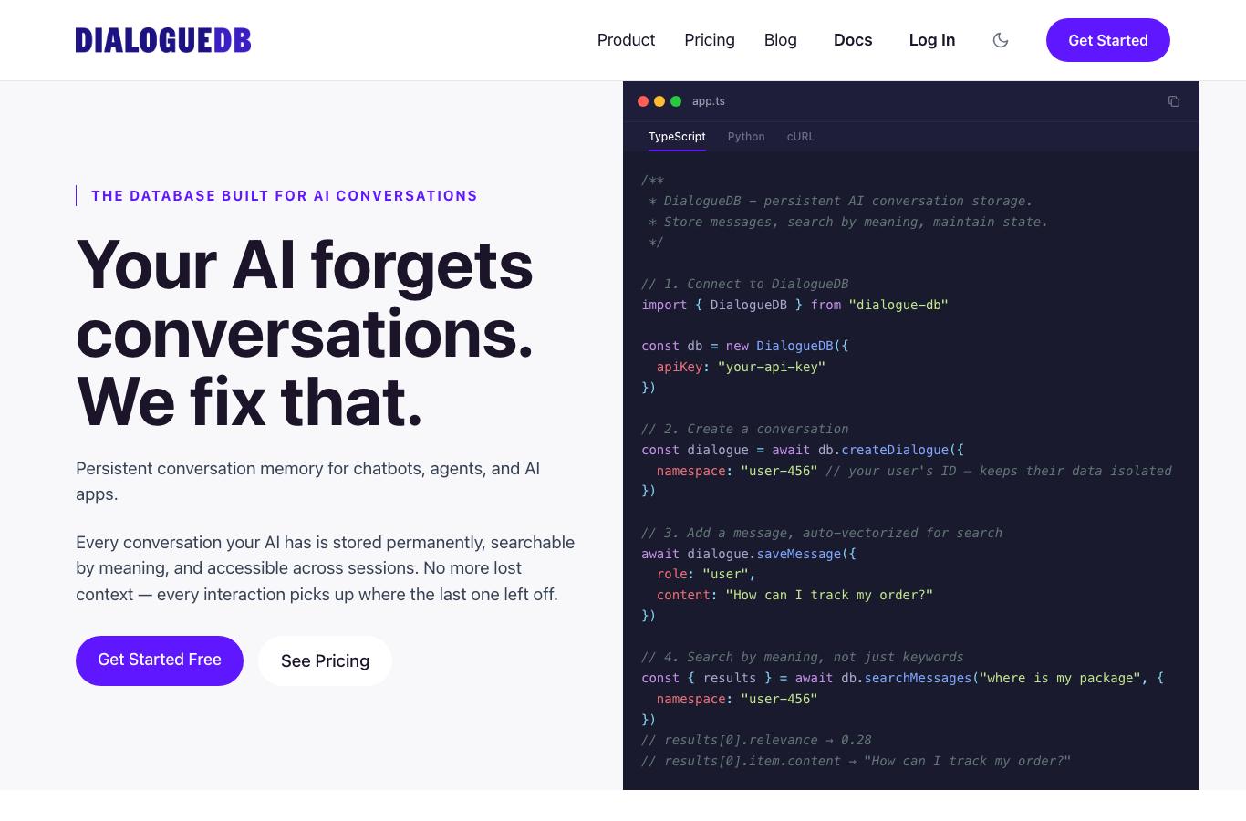 A software company website